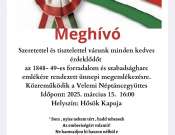 Nemzeti ünnep Velemben