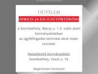 Április 24-én a Bejczy utcai kormányablak zárva lesz 