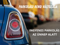 Ingyenes a parkolás 4 napig Szombathelyen