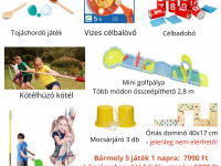 Játékcsomag születésnapra, partyra Játékcsomag születésnapra, partyra